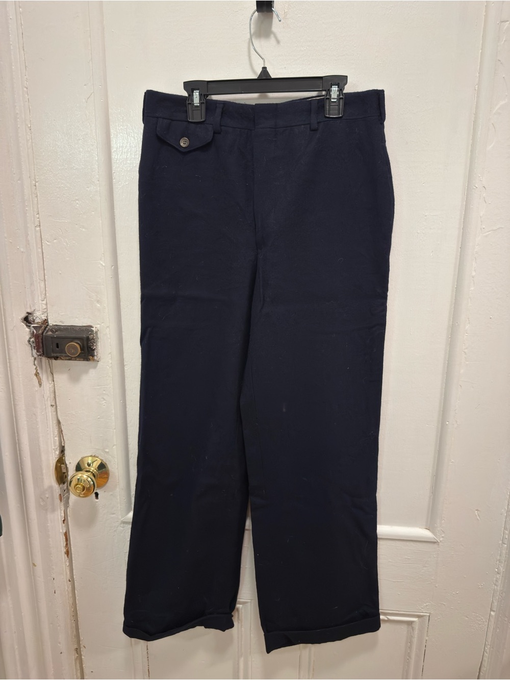 Polo by Ralph Lauren Vintage Navy Straight-Leg Trousers